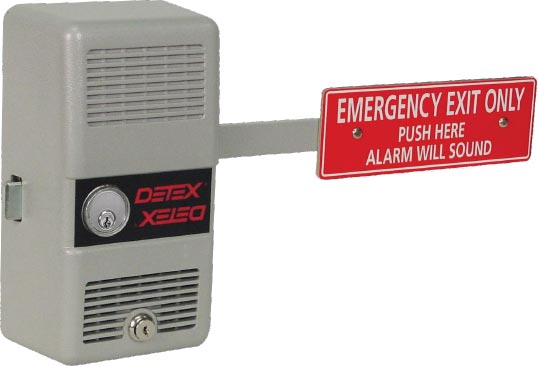Detex emergency exit